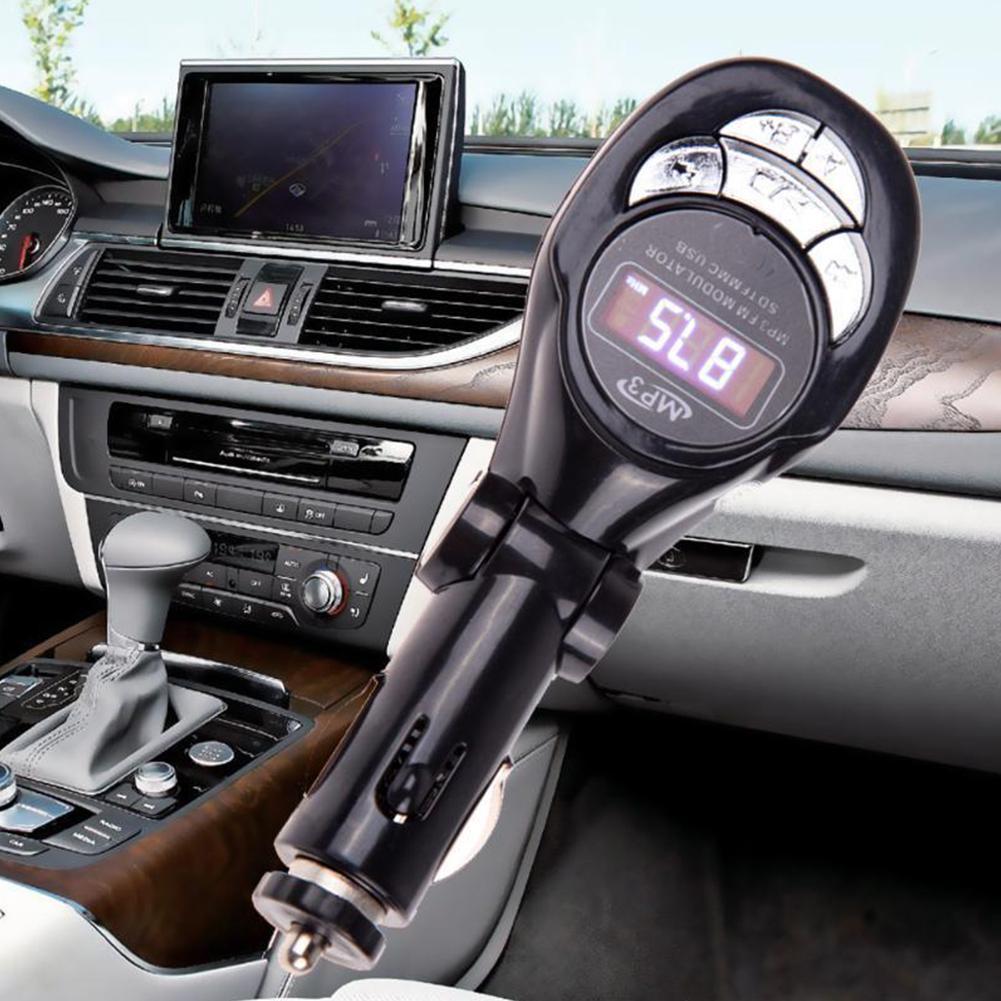 4 in1 Car MP3 Player Wireless FM Transmitter Modulator Playerer SD Transmitt Remote CD USB Car Stereo Built-in MP3 Wire D5F5