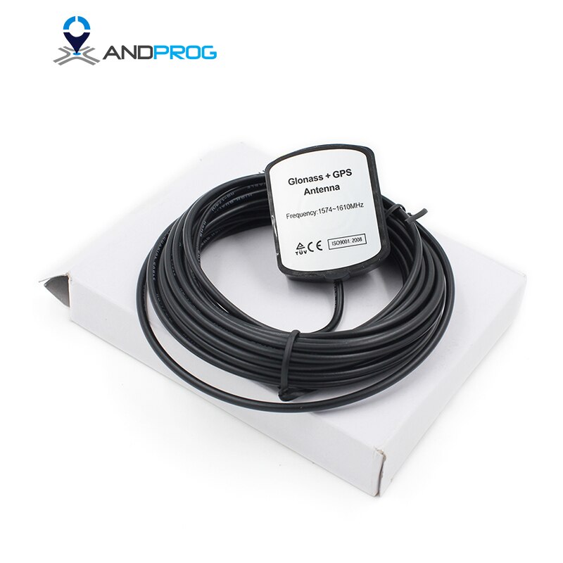 IP67 Waterdichte Auto Gps Glonass Antenne, Ultra-Low Profile Miniatuur Magneet Gemonteerd Gps