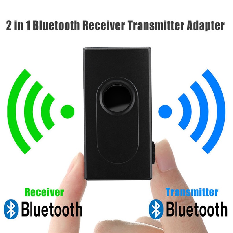 2 In 1 Echte Stereo Bluetooth 4.2 + Edr Ontvanger Zender Bluetooth Draadloze Adapter Audio Met 3.5Mm Aux Voor thuis Tv MP3 Pc