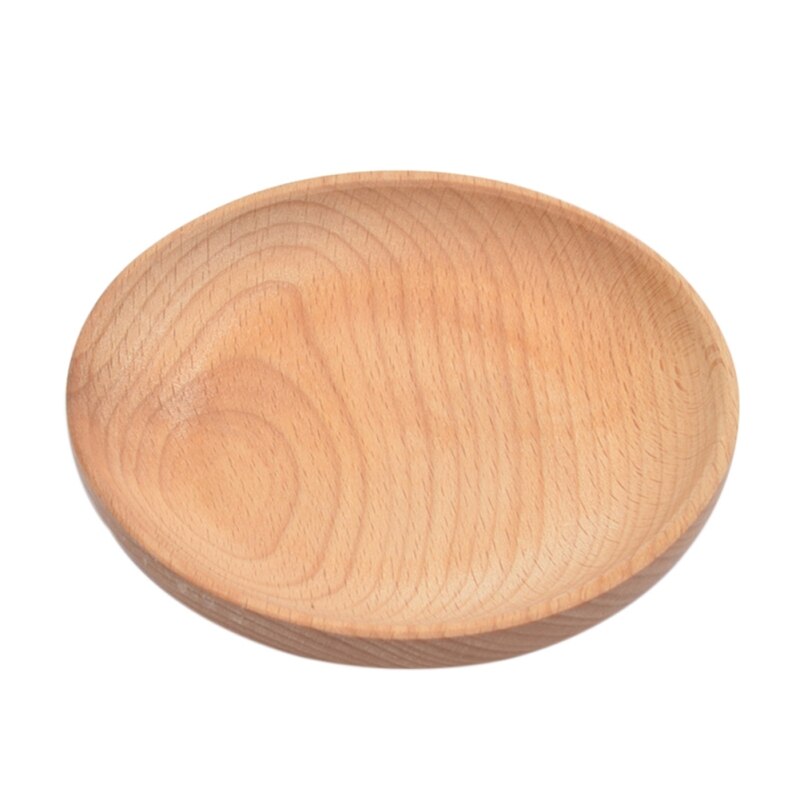 Holz Snack Platte Runde Kuchen Obst Erzähler Raum Nachtisch Service Tablett Holz Sushi Bord Party Geschirr