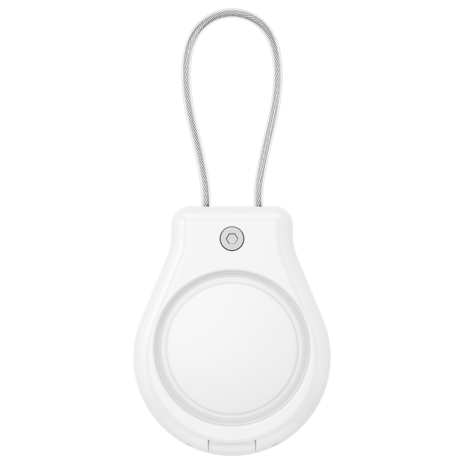 Für Apple AirTags Hülle Schlüsselanhängerhalter mit Drahtkabel 360-Grad-Schutzhülle für Gepäck, Rucksack, Schlüssel, Haustiere, AirTag-Halter: Khaki