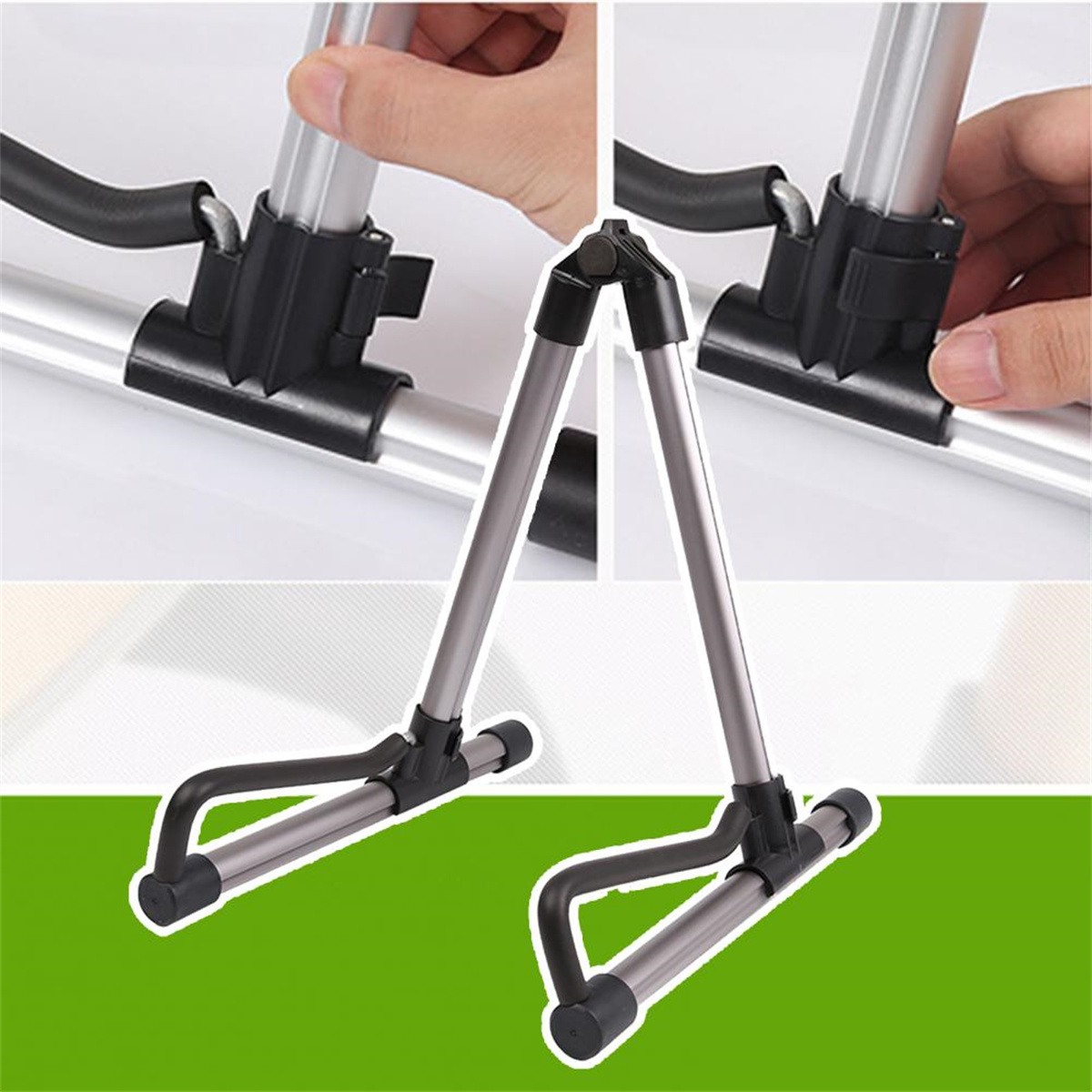 Gitarren ständer Aluminium legierung faltbar abnehmbare A-Rahmen für Gitarren Bass Ukulele tragbare Halterung