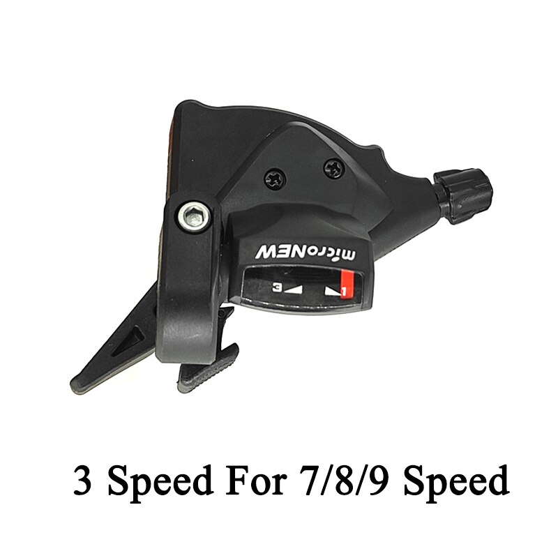 MicroNEW – ensemble de vitesses pour dérailleurs, 3x8, 24 vitesses, 8 S, levier avant, dérailleur, 8 vitesses, Compatible avec Shimano Sram: Left 3 Speed