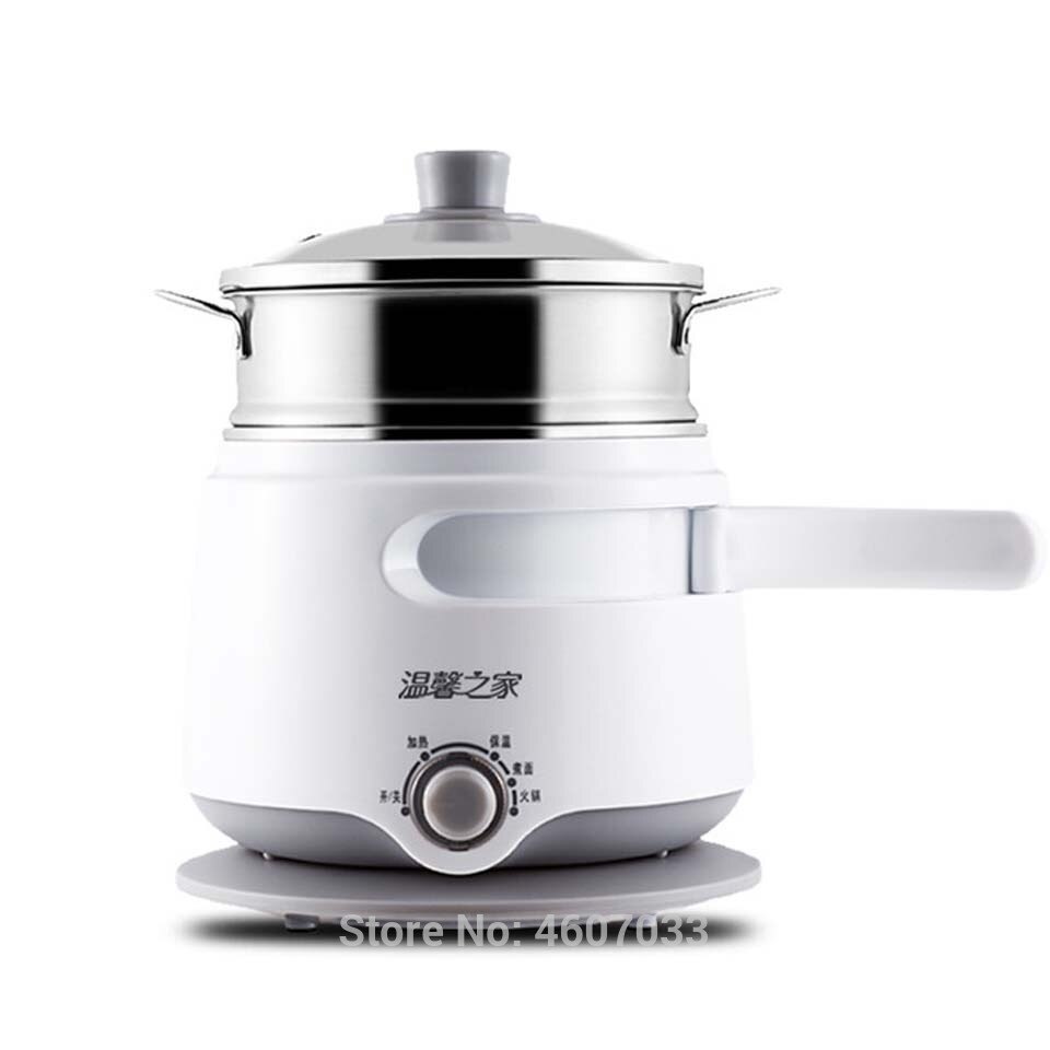 220V Mini Multifunction Electric Cooking Machine Pot Multi Electric porridge soup noodle Cooker with steam EU/UK/AU/US