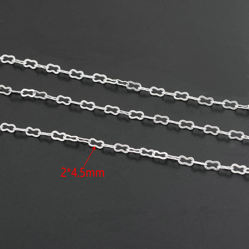 2 Meter 14K Goudkleurig Geplateerd Messing Hart Ovale Vorm Ketting Kettingen Sieraden Accessoires: Rood