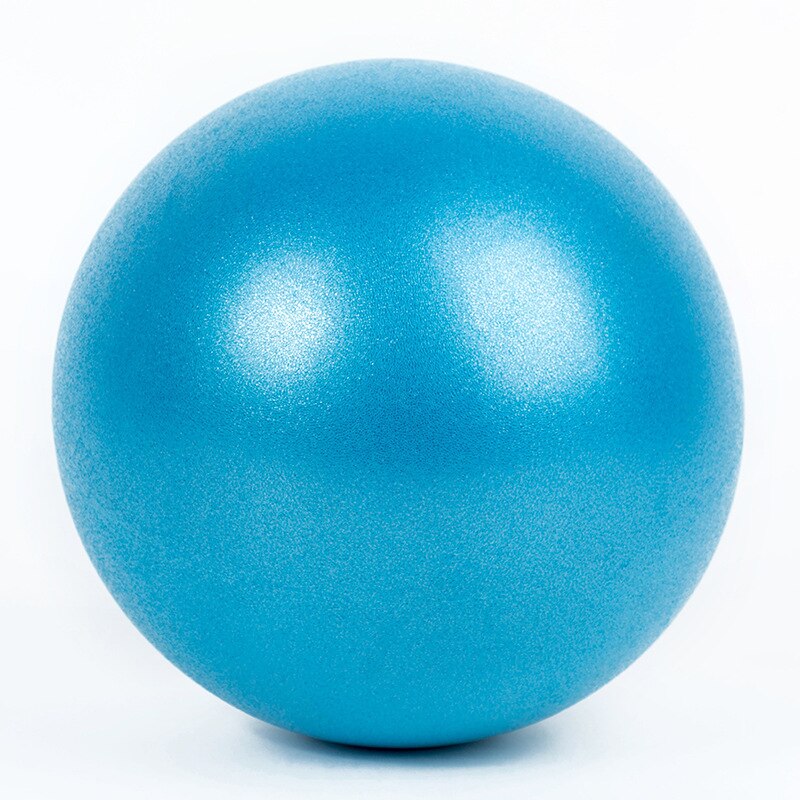 25Cm Pvc Yoga Ball Explosion-Proof Straw Exercise Ball Children's Balance Ball Fitness: Blue