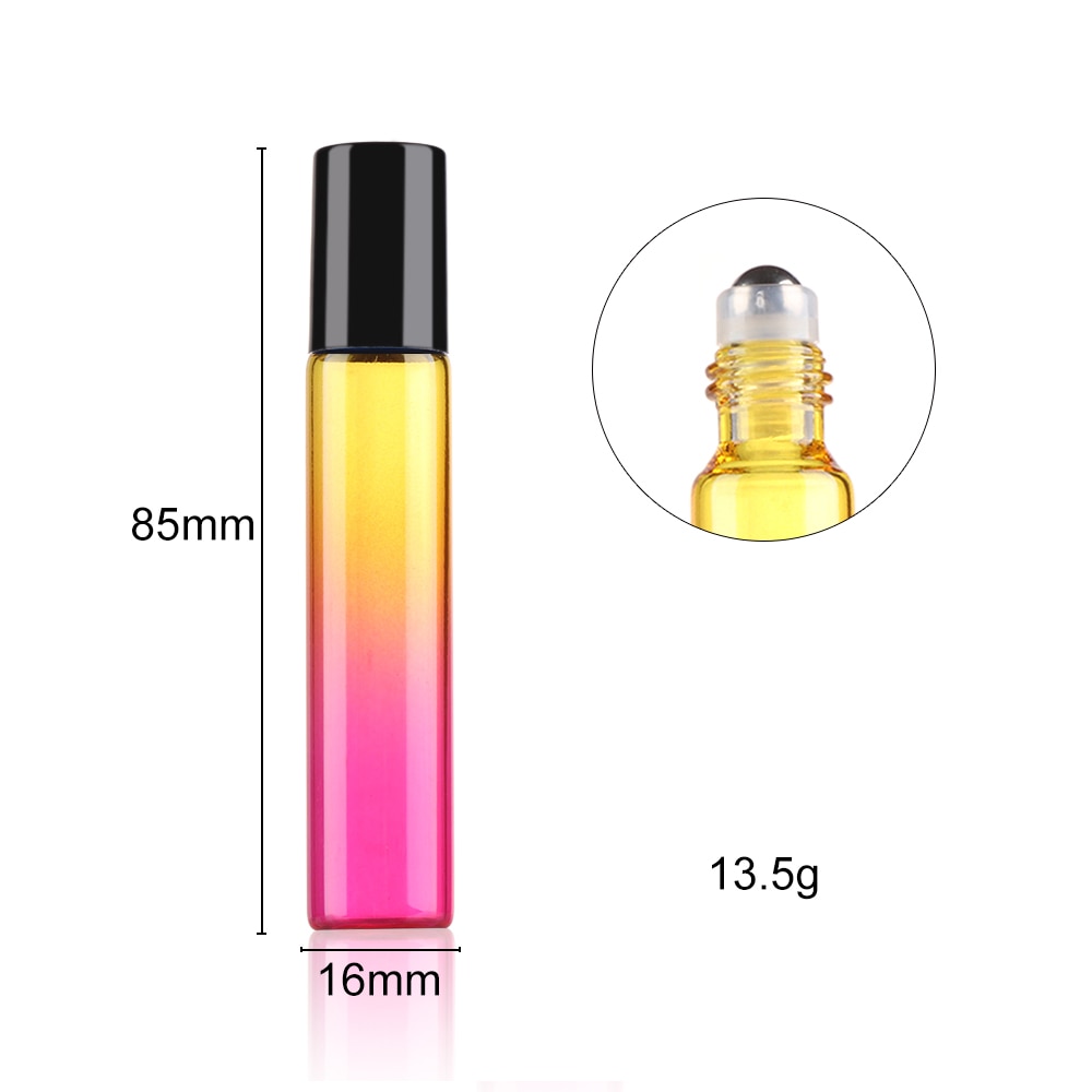 1pc tomme glass dropper påfyllbare flasker aromaterapi eterisk olje flaske hetteglass oppbevaring makeup badetilbehør 20/30/50ml