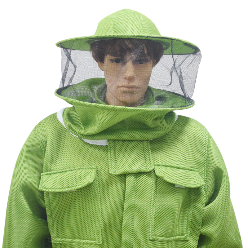Bee Suit Grade Preferred 3D Air Cotton Fabric Full Body Beekeeping Protective Clothing Beekeeper Suits Equipment