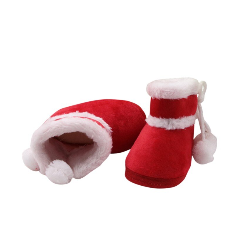 Winter Neue Baby Warme Stiefel freundlicher Mädchen Niedlichen Roten Randbereich Herde Schnee Unterhose Auf Mädchen Baby Kleinkind Schuhe