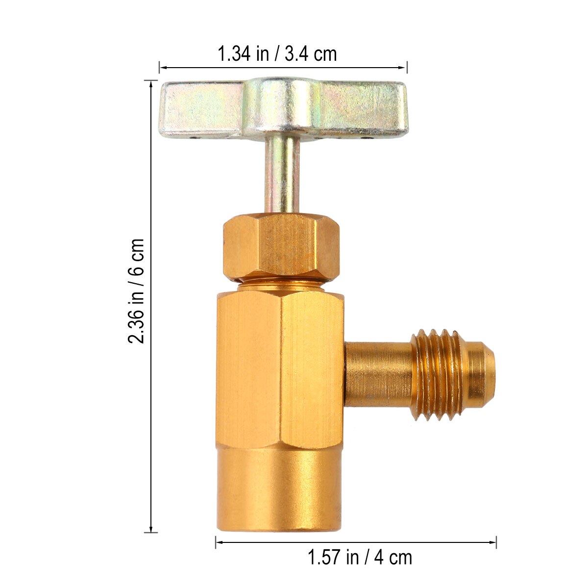 Can Dispensing R-134a AC Refrigerant Tap 1/2 A20