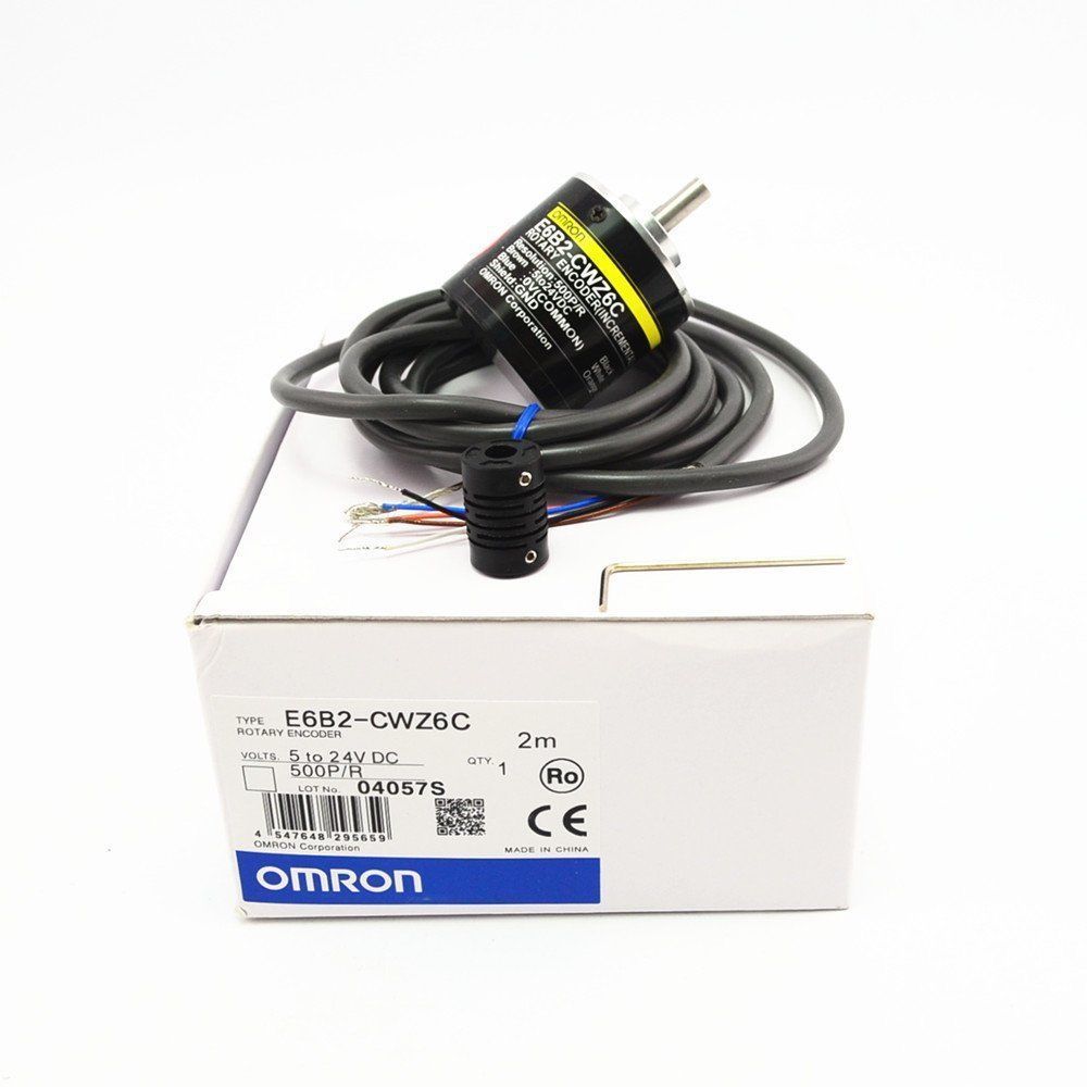 E6B2-CWZ6C Incremental Optical Rotary Encoder Rotary Switch 30P/R To 2500P/R 5-24V