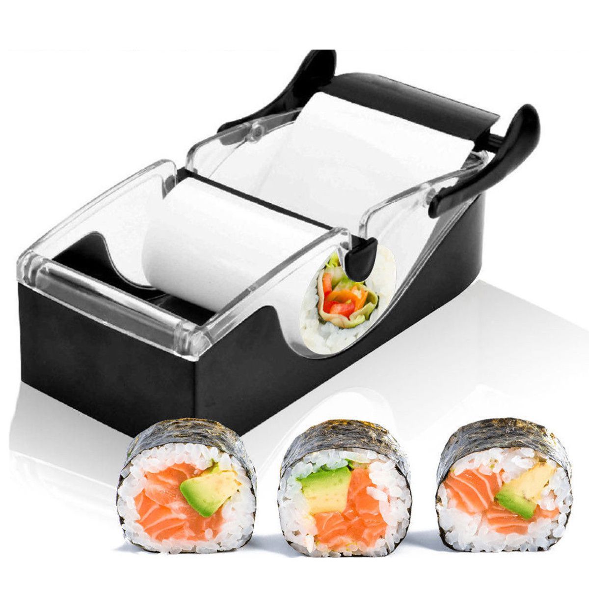  DIY Sushi Roller Cutter Machine Gadgets Kitchen Tool