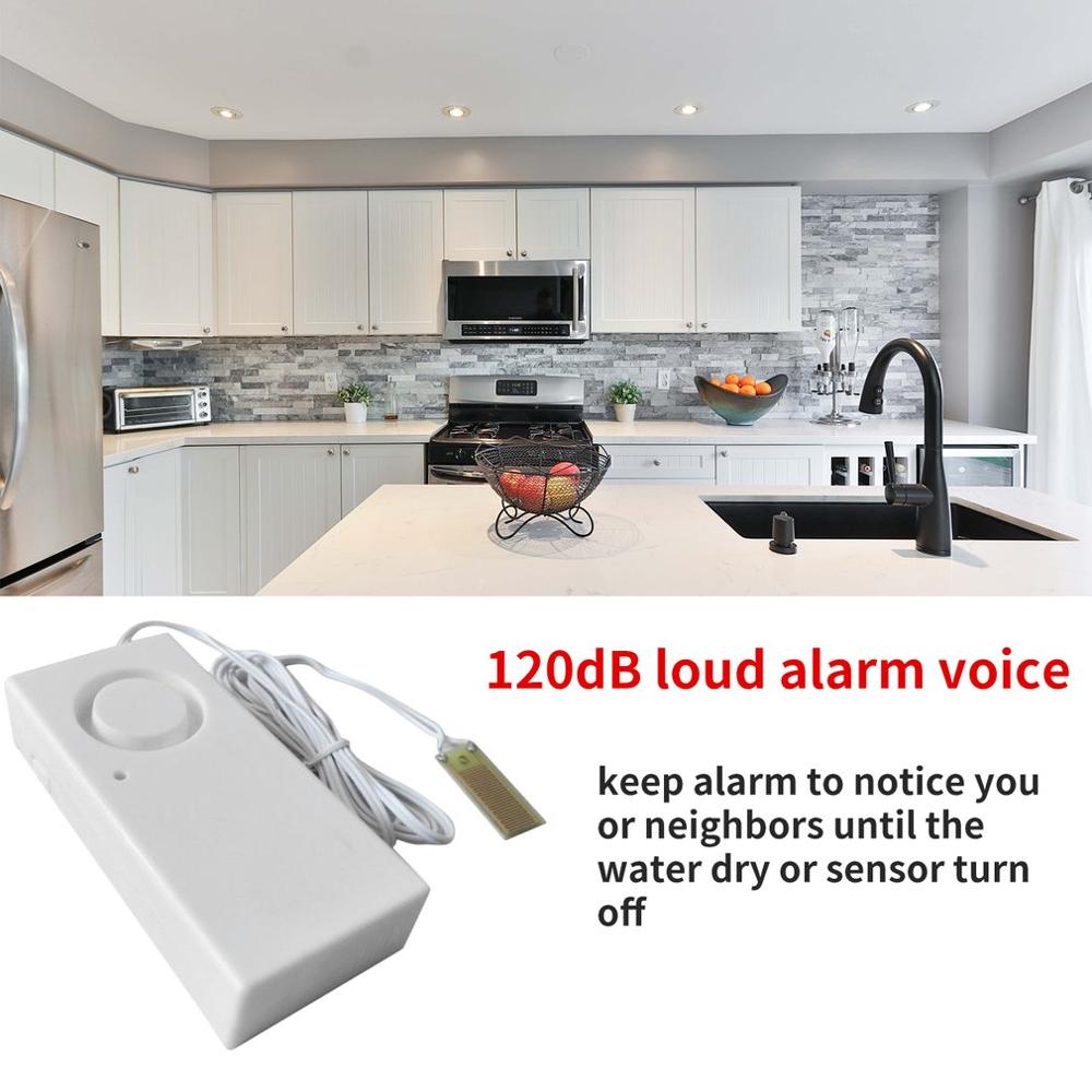 high-performance detection water leakage alarm sensor 120dB water level alarm home safety alarm system works alone