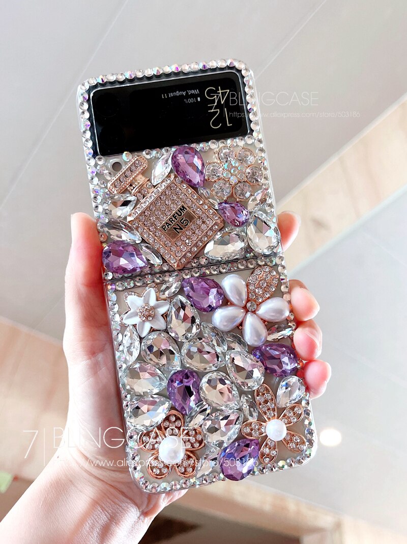 Rhinestone Phone case For Samsung Galaxy Z Flip / Z Flip 3 Diamond Cover