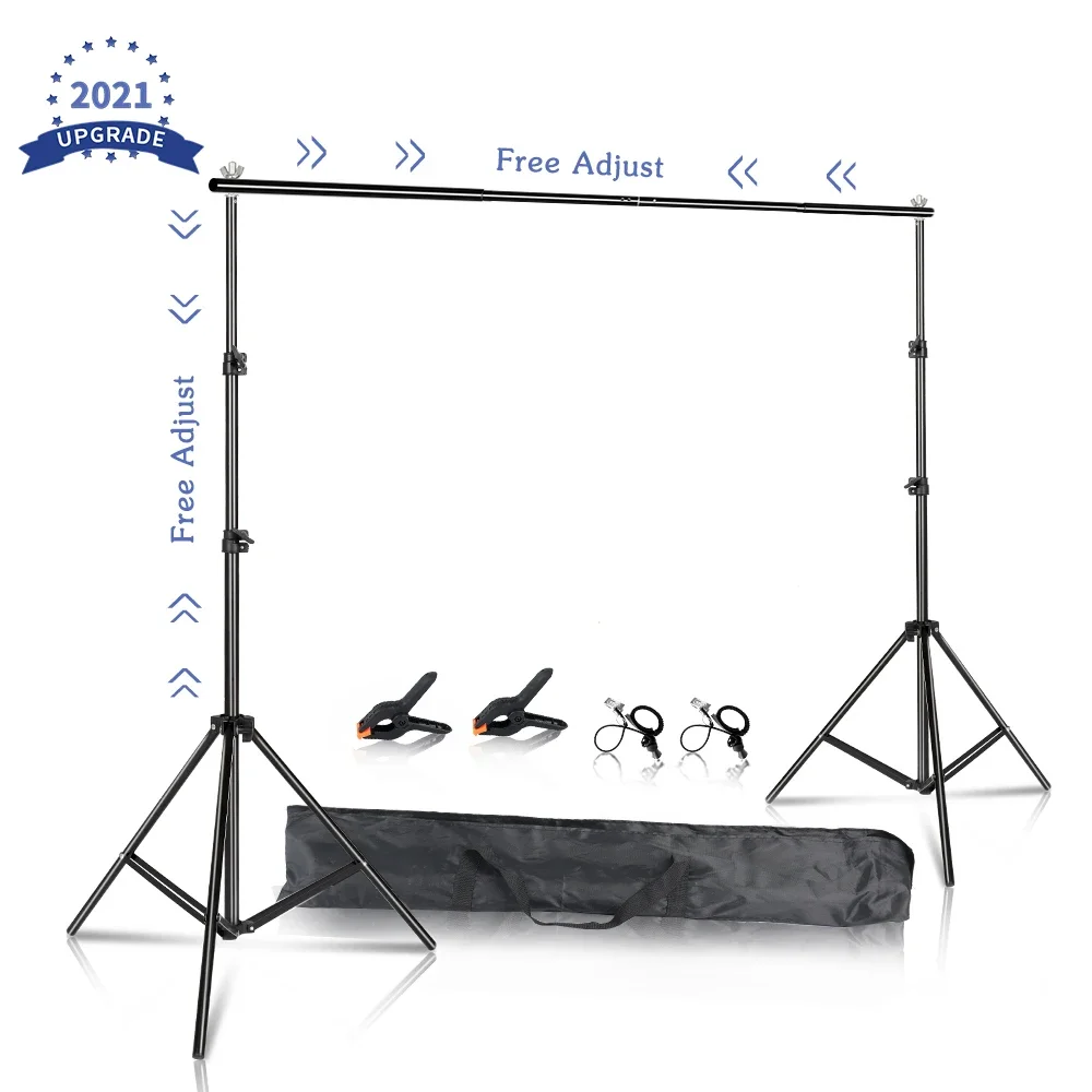 Stojak na tło Tło do zdjęć Studio Light Statyw Fotografia Zielony ekran Tła Urodziny ChromaKey Torby obciążające: LIGHT BLUE / 150*125