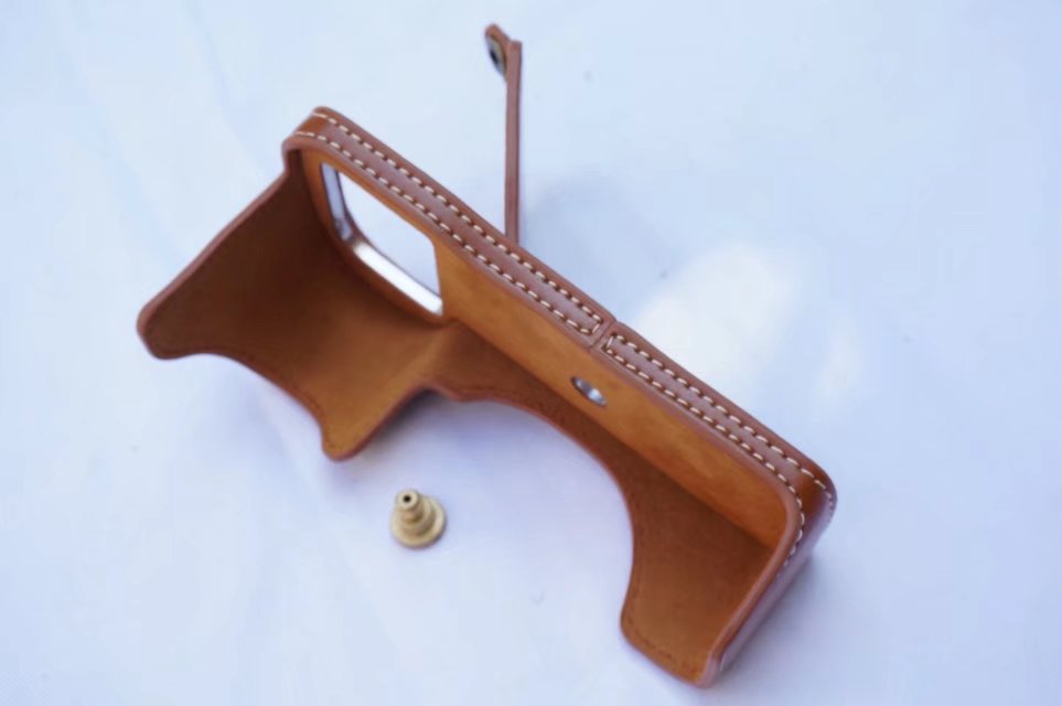 Étui demi-corps en cuir PU pour appareil photo, housse de protection pour appareil photo Sony A7III A7R3 A9