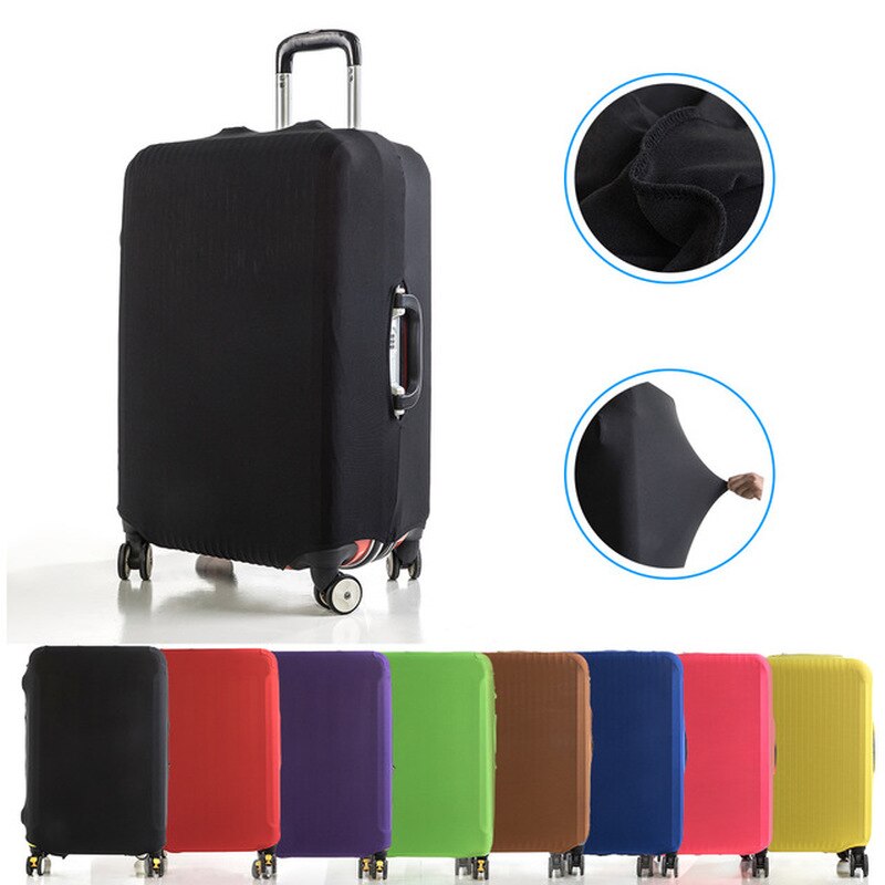 Reizen Koffer Stofkap Bagage Beschermhoes Voor 18-28 Inch Trolley Case Stofkap Reizen Accessoires Effen Kleur