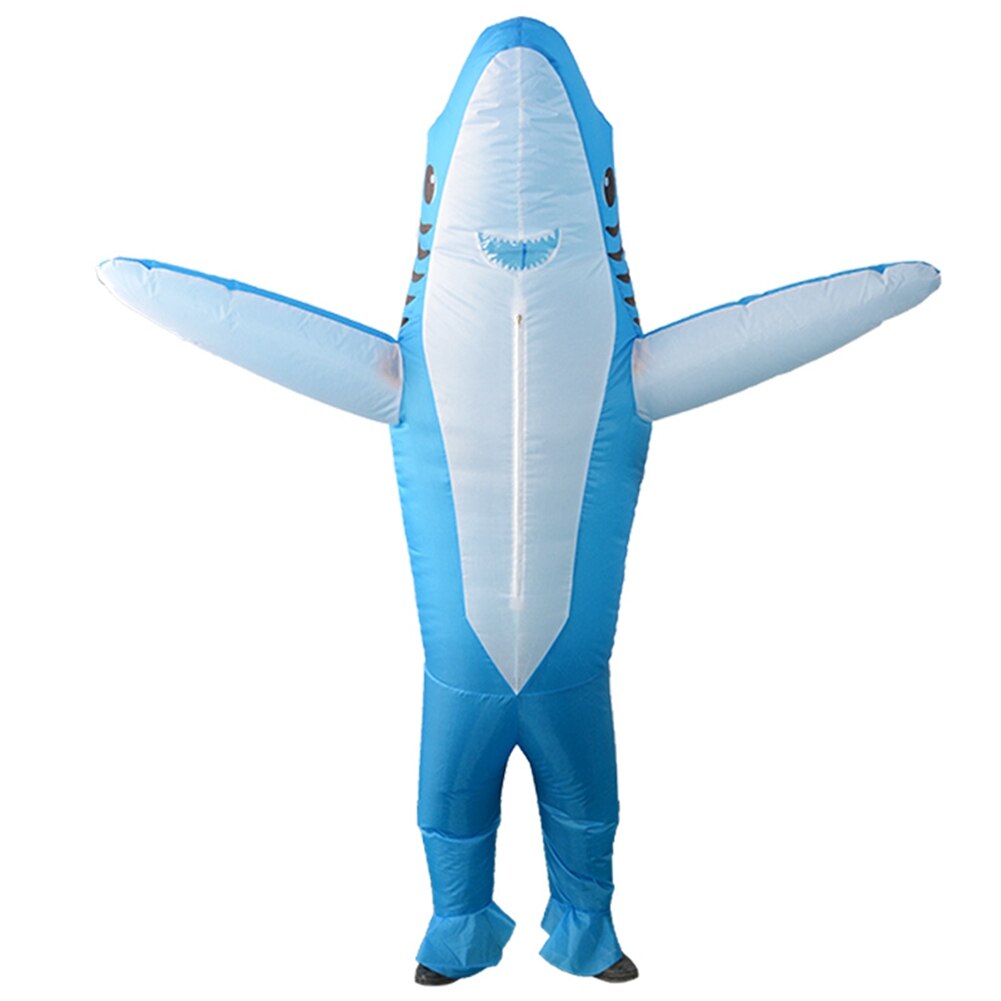 Costume gonflable en forme de requin, combinaison de carnaval pour Halloween, tenue de Cosplay