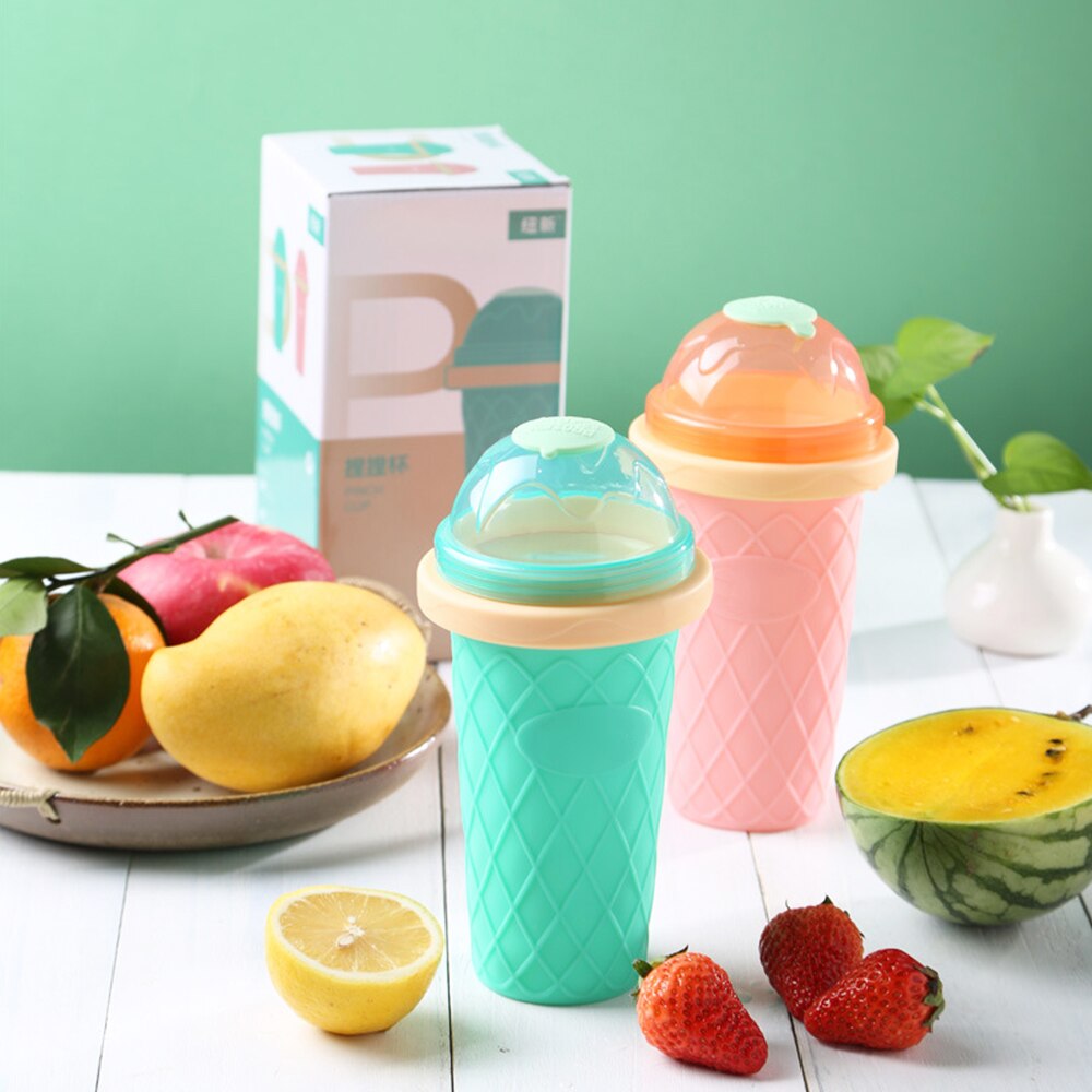 Pinch Smoothie Cup Net Red Homemade Smoothie Cup Quick Frozen Cup Portable Double Juice Ice Cup