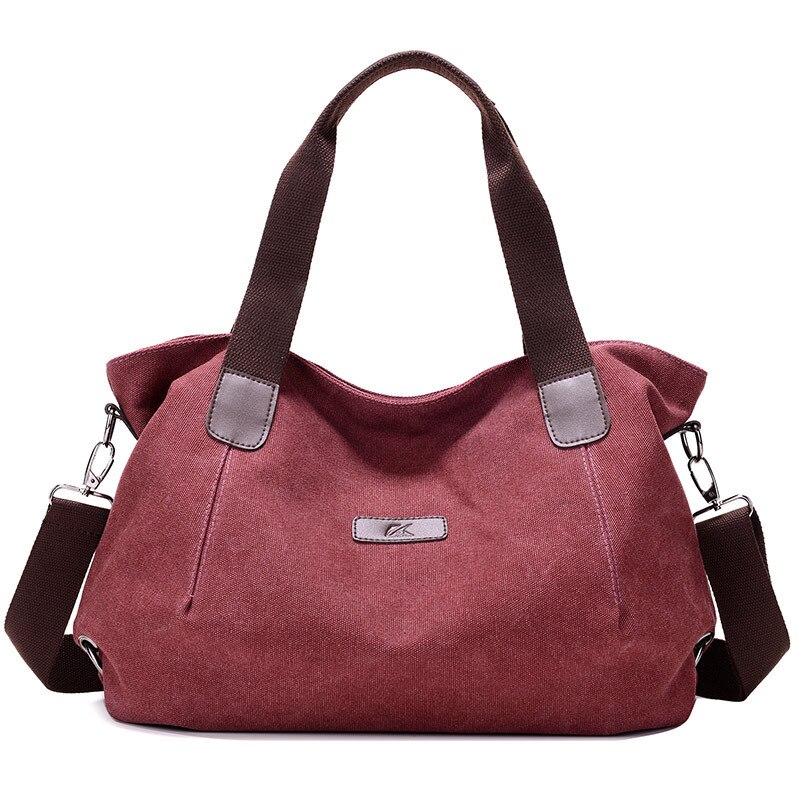 Canvas Tassen Voor Vrouwen Mode Graffit Toevallige Handtas Grote Capaciteit Canvas Schoudertas Crossbody Tassen 2022 Sac A Main muje: Burgundy2