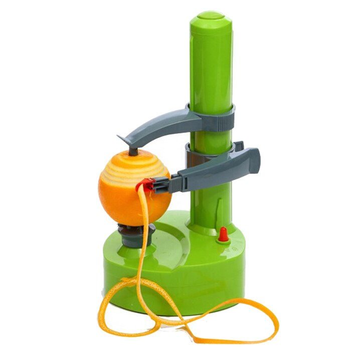 Pelador de frutas automático, eléctrico, de cocina JEP0316: Green Apple