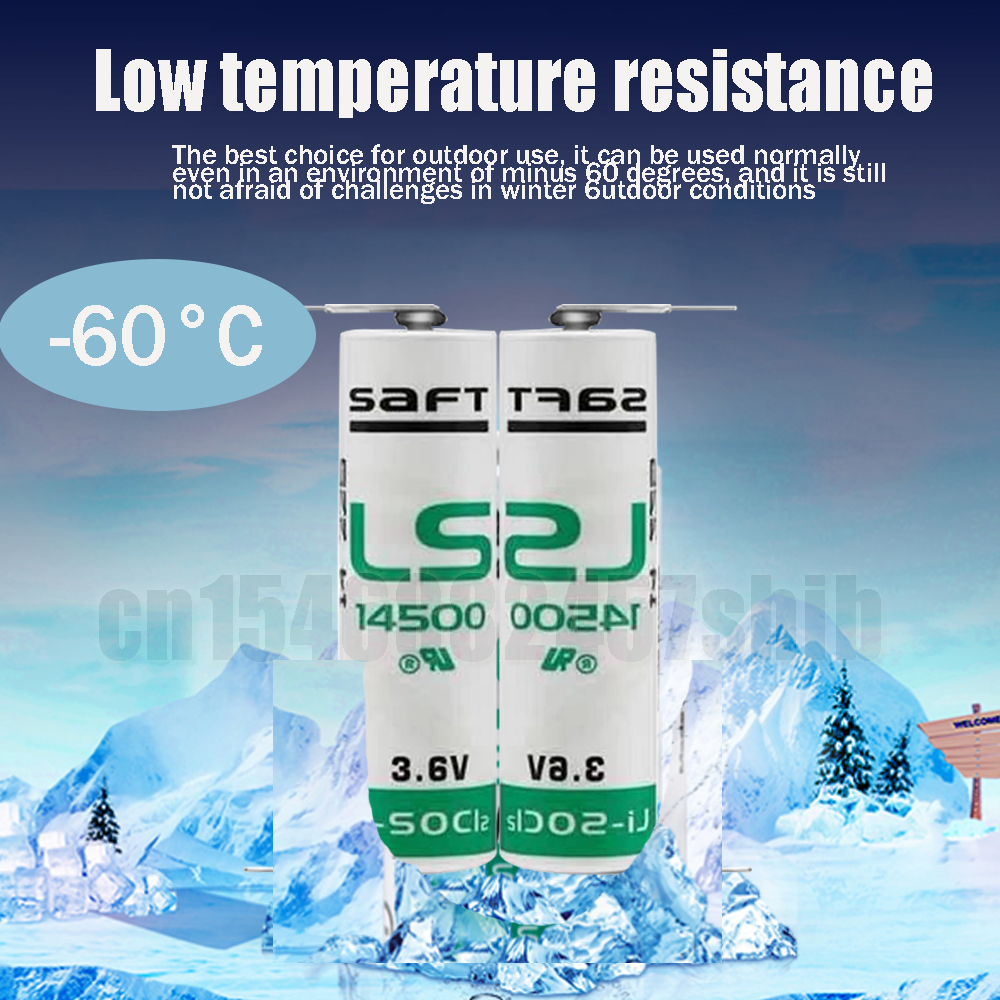 10pcs Original 3.6V Saft LS14500 ER14505 14500 TL5104 Lithium Battery With Pins For PLC Equipment CNC Machine Primary Batteries