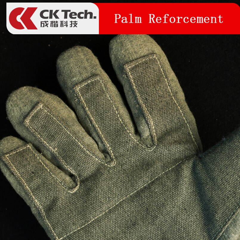 CK Tech-guantes resistentes a altas temperaturas, guantes industriales de aislamiento térmico, antiquemaduras, antifuego, para cazuela, horno y hornear, 500 ℃