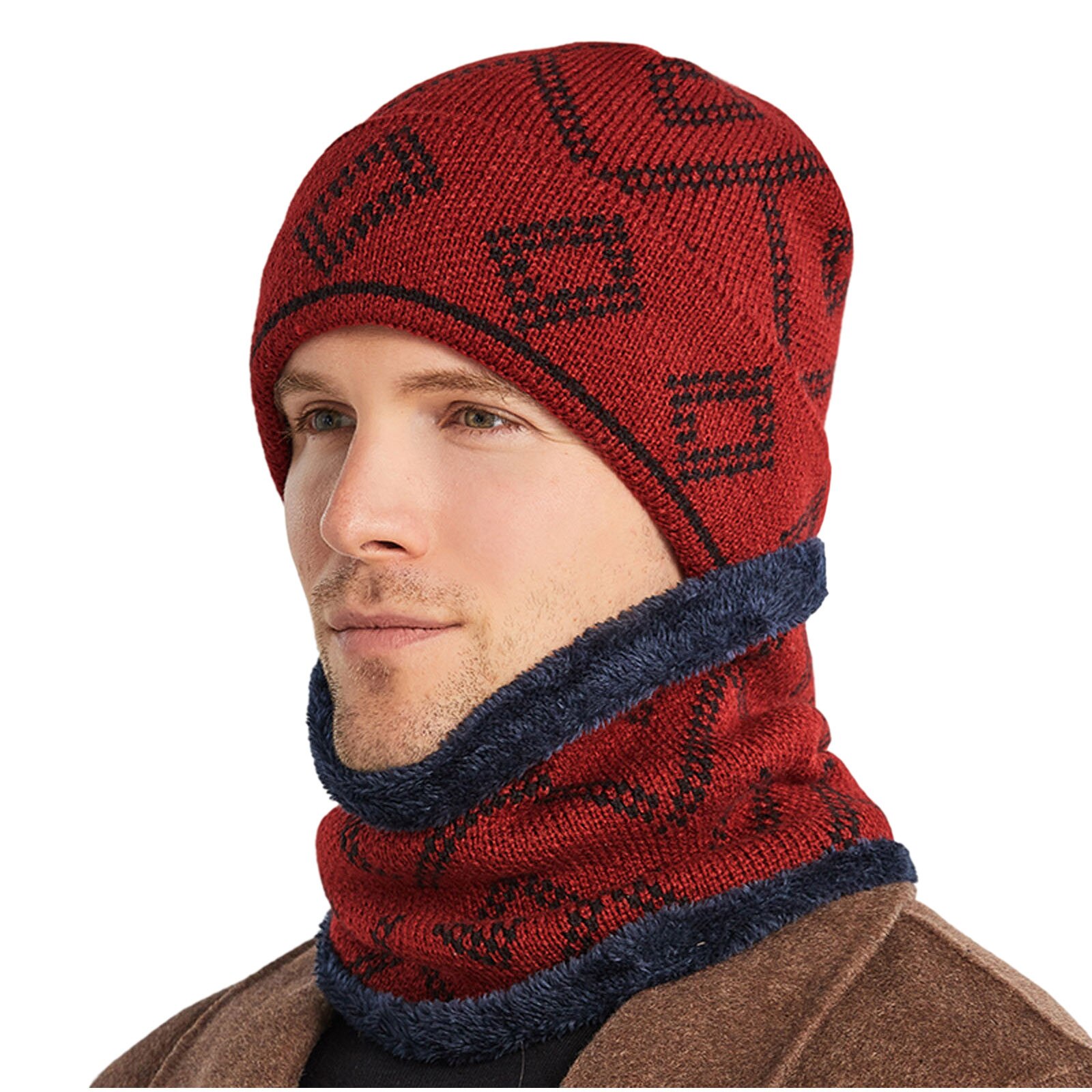 1Pc Heren Winter Hoeden Voor Mannen Trendy Plaid H... – Grandado