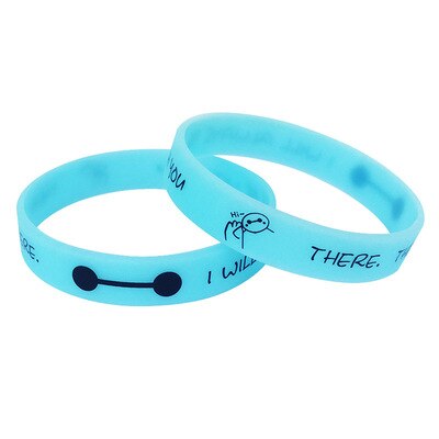 1 Paar Silicone Armbanden Rubber Zweet Band Lichtgevende Polsbandjes Mannen Vrouwen Rubber Shine Armbanden Glow In The Dark Polsbandjes: blue