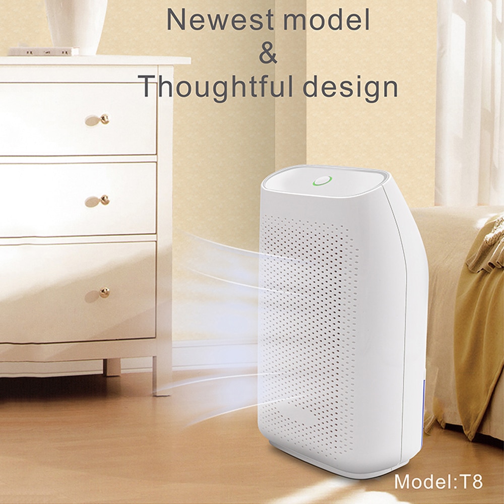 700ML Air Dehumidifier Electric Portable Mini Dehumidifier Invitop Home Use Air Dryer Moisture Absorbing for Wardrobe Basement