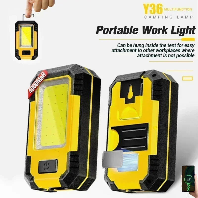 Baladeuse Rechargeable Magnétique Napatyre Lampe De Travail LED Rechargeable 4000mAh – Aimantée, Tête 120°, 1000 Lumens, 3 Modes, Pour Atelier, Auto, Camping, Urgence (lot De 2 Baladeuse Rechargeable Magnétique Napatyre Lampe De Travail LED Rechargeable 4000mAh – Aimantée, Tête 120°, 1000 Lumens, 3 Modes, Pour Atelier, Auto, Camping, Urgence (lot De 2