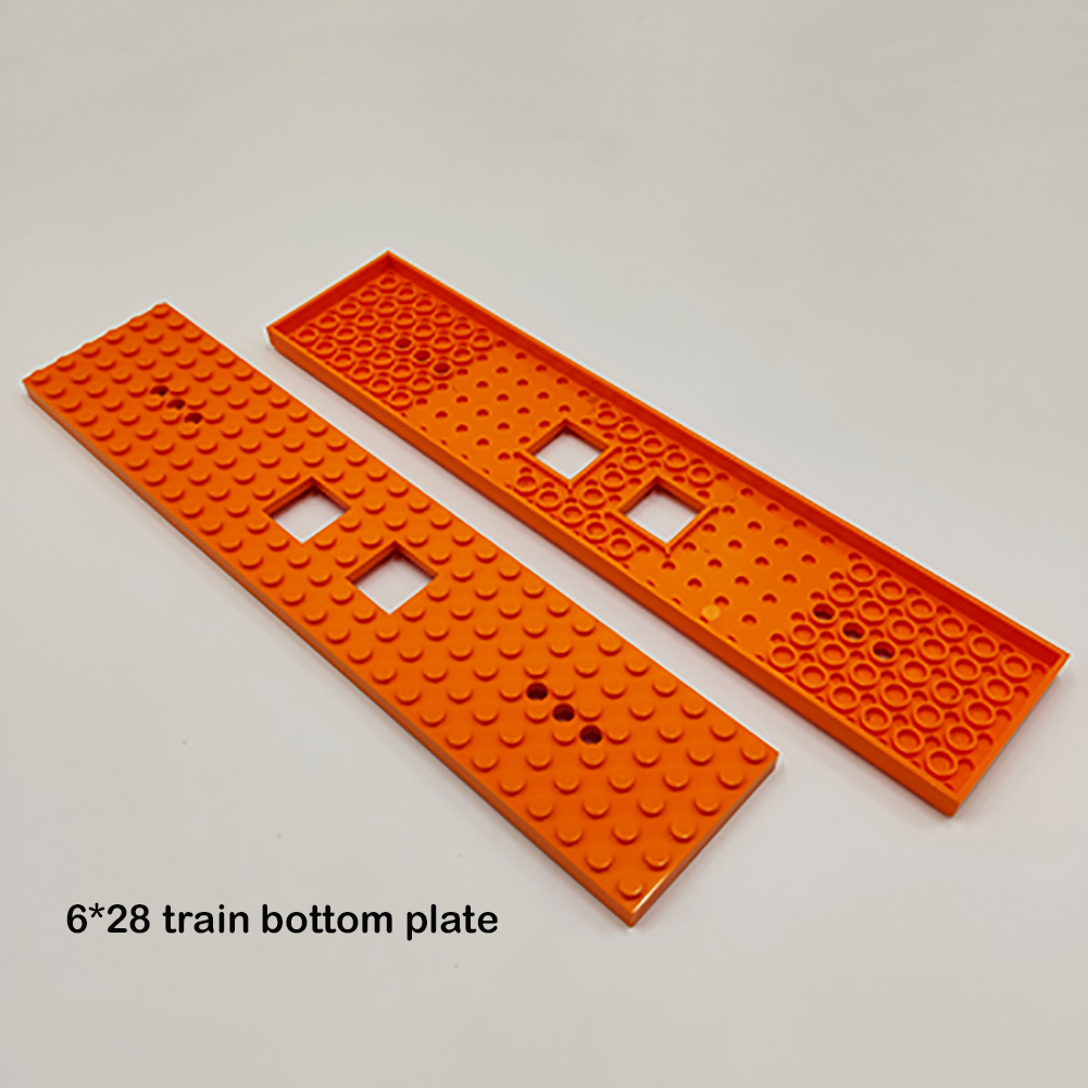 Train Accessories Technical Parts Multi Power Functions Tool Train Base Plate Train Track Motor PF Model Sets Building Blocks