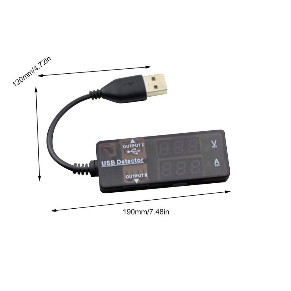 Dual USB Computer Current And Voltage Tester Mobile Phone Current Tester Mobile Power Charger Voltage Tester USB Tester