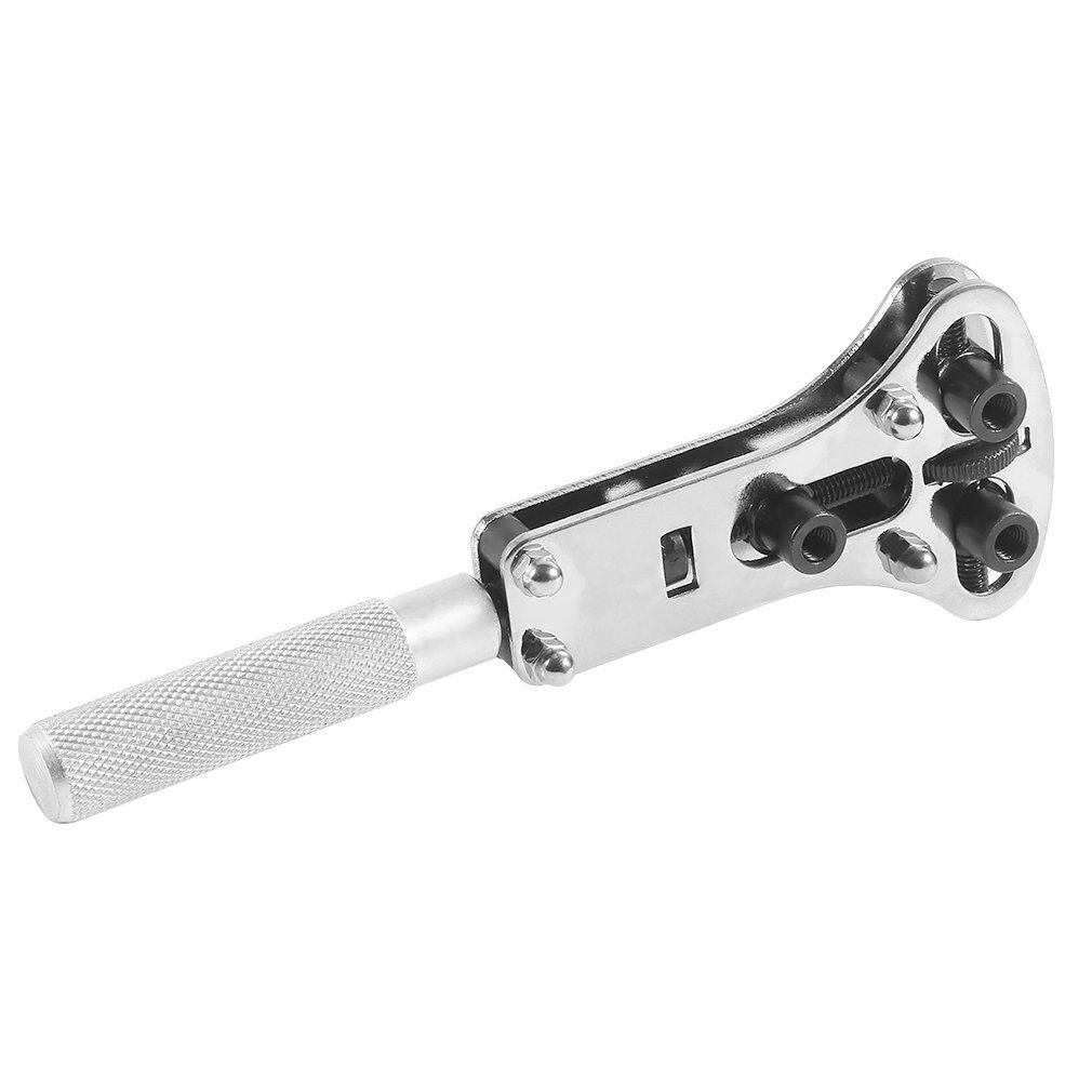 CRV Steel Watch Case Opener Adjustable Screw Back Remover Waterproof Wrench Repair Tool Set With 18 Pins