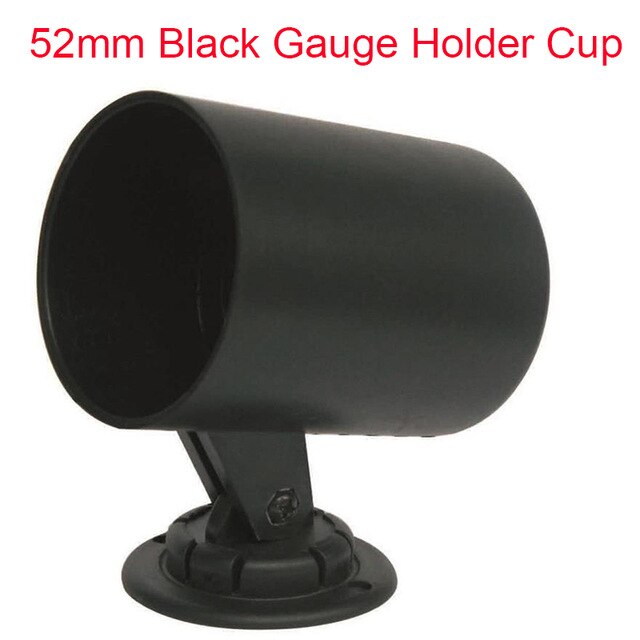 Voltmètre pour jauge de voiture, 2 &quot;, 52mm, Instrument Auto, 8 ~ 18V, lunette noire + tasse de jauge: Gauge Cup