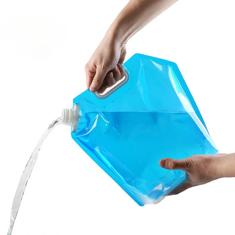 10/5L Outdoor Draagbare Wateremmer Toerisme Camping Trip Sport Waterzak Fietsen Wandelen Opvouwbare Waterkoker Drinkwatercontainer