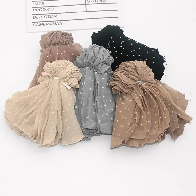 20 Stuks = 10Pairs Dot Zijden Sokken Vrouwen Transparante Dunne Ademende Zomer Nylon Korte Voorraad Vrouwelijke Antislip stretch Enkel Sexy Sok