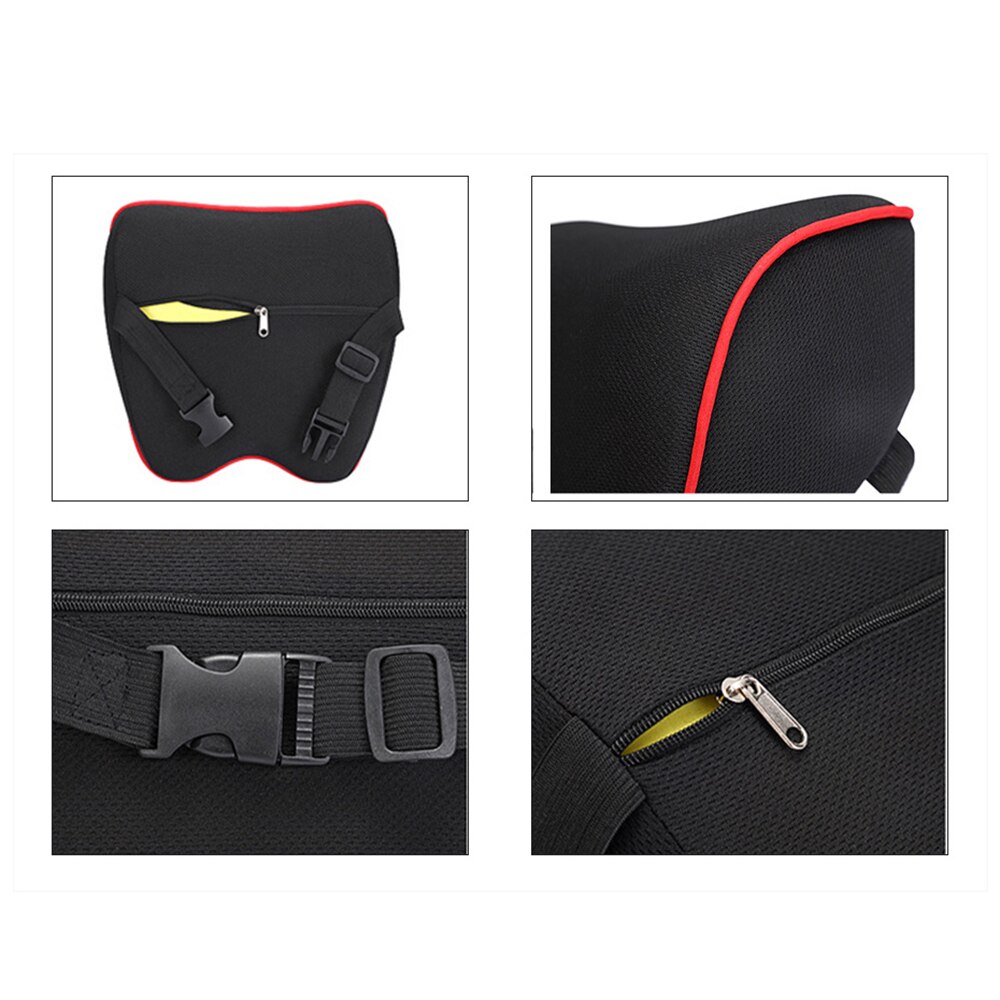 Almohada para reposacabezas de coche, cojín para asiento de coche, Protector de cuello, asiento de automóvil, accesorios para Restauto, algodón de memoria