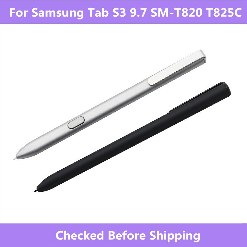Zwarte Sliver Stylus Pen Capacitieve Pen Voor Samsung Galaxy Tab S3 9.7 SM-T820 T825C Touch Screen Pen Voor Samsung tab S3 S Pen