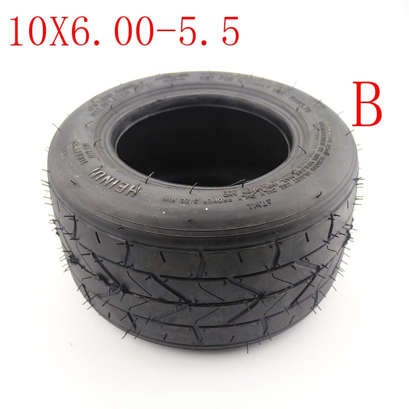 10x6.00-5.5 Small Motorcycle Tubeless Tire Electric Vehicle Wheel Motor Special Vacuum Tyres Egg Car Small Tire