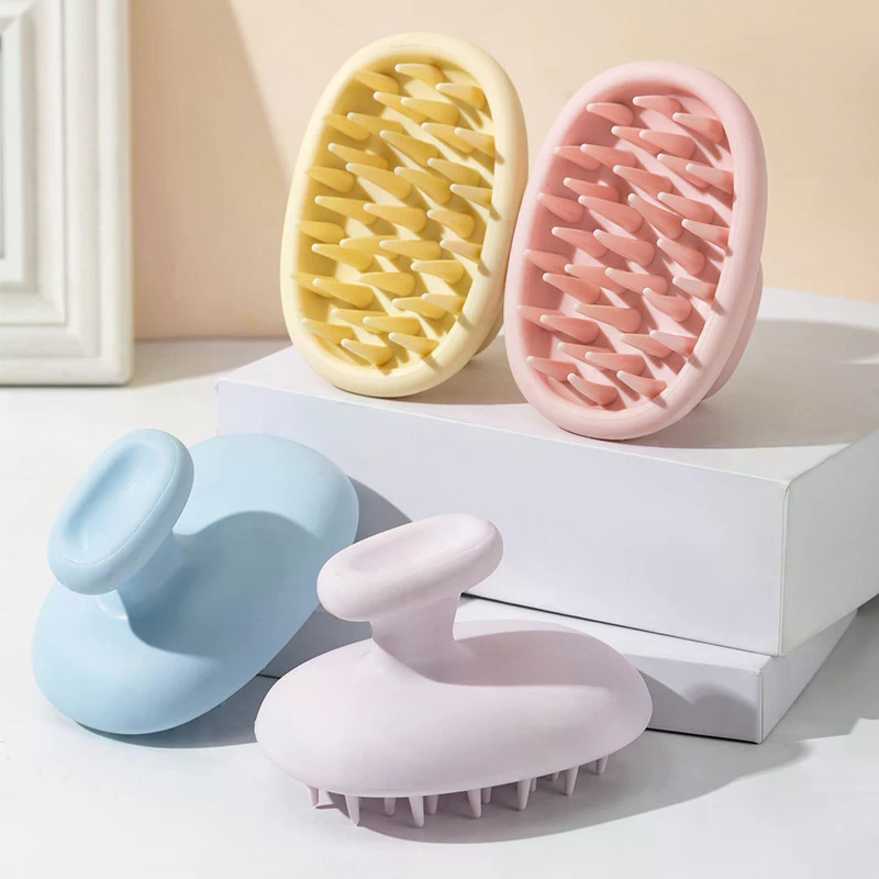 Kopf Kopfhaut Massage Kamm Einfache Shampoo Pinsel Haar Waschen Kamm Körper Massage Pinsel Bad Dusche Pinsel Salon Friseur Werkzeug