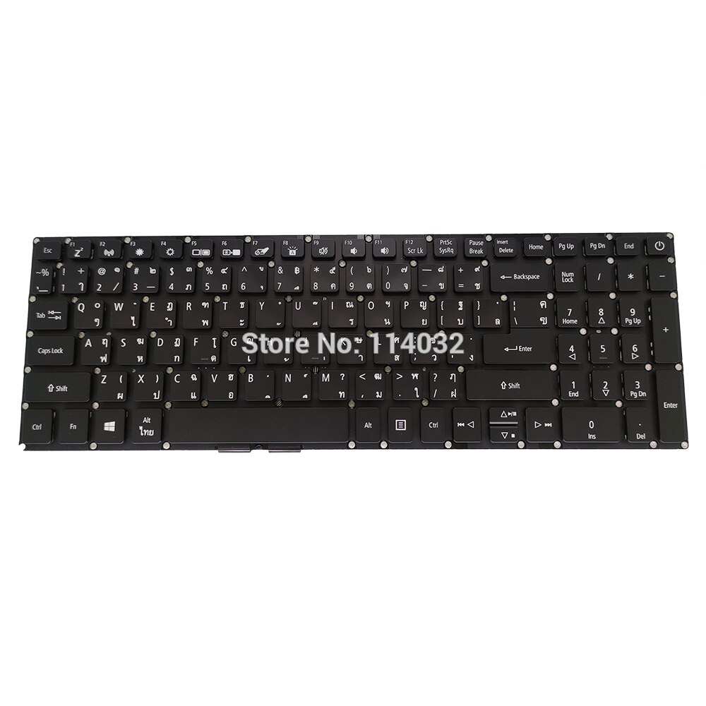 Teclado retroiluminado A715 72G, teclados de repuesto para Acer Aspire 7 A715 71G TI Tailandia negro, portátil LV5P A80BWL original mejor
