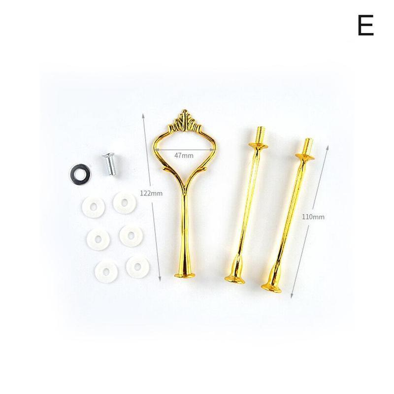 1 Set 3 Tier Round Fruit Tray Mould Diy Crystal Epoxy Candy Fruits Cakes Desserts Tea Stand Plate For Wedding Birthday Cupcake: E