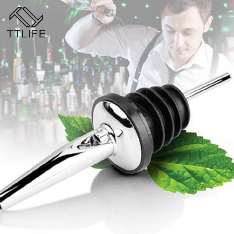 Ttlife rustfrit stål vin mund hælde vin flaske vin flaske hælde dyse plug bar værktøj bartender værktøj