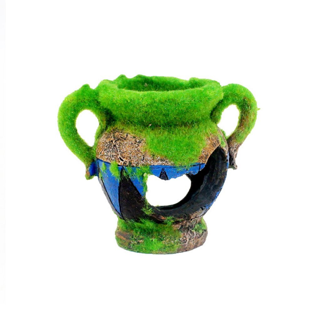 Aquarium Decoration Fish Shelter House Resin Crafts Fish Tank Decoration Fish Tank Supplies Tank Decor: Wine Barrel