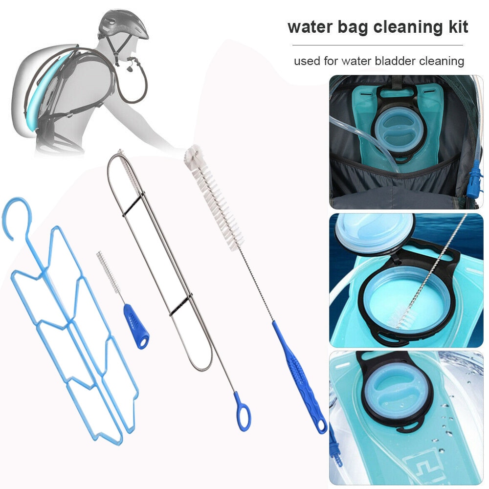 4 In 1 Hydratatie Pack Blaas Hanger Voor Fit Cleaning Kit Borstels Tap Water Borstel Blaas Buis Borstel reiniging Kits