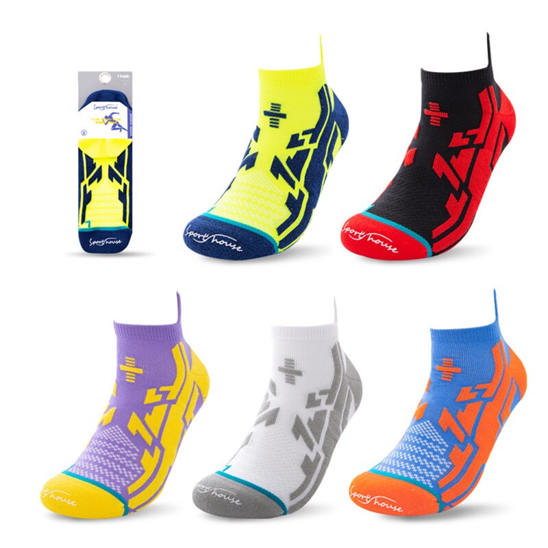 2pary mężczyźni bawełniane skarpety oddychające antypoślizgowe letnie profesjonalne bieganie kompresji maraton skarpety amortyzacja 2021 nowy
