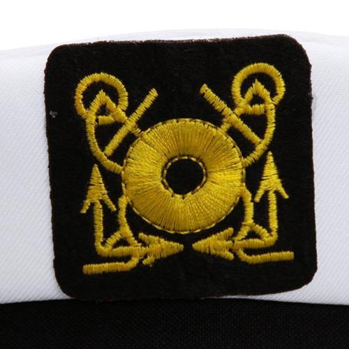 Vrouwen Verstelbare Captain Hoed Cosplay Schipper Boot Sailor Yacht Marine Cap Nautische Hat