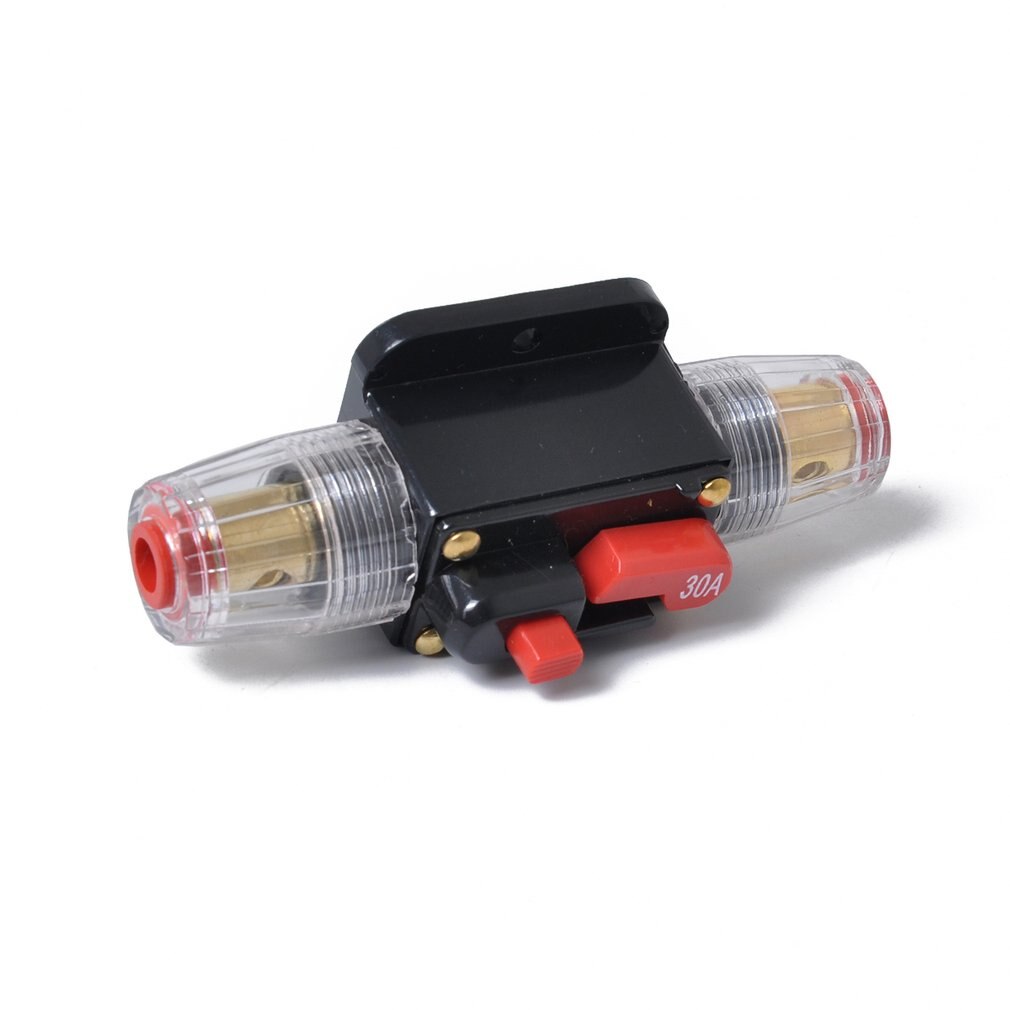 30A 40A 60A 80A 100A Car Truck Audio Amplifier Circuit Breaker Fuse Holder AGU Style Stereo Amplifier Refit Fuse Adapter