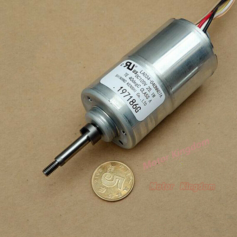 Shinano LA034-040NN07A Bldc Motor 36V 48V 60V DC105V 3-Fase 8-Draad Met Hall Brushless motor Dubbele Kogellager
